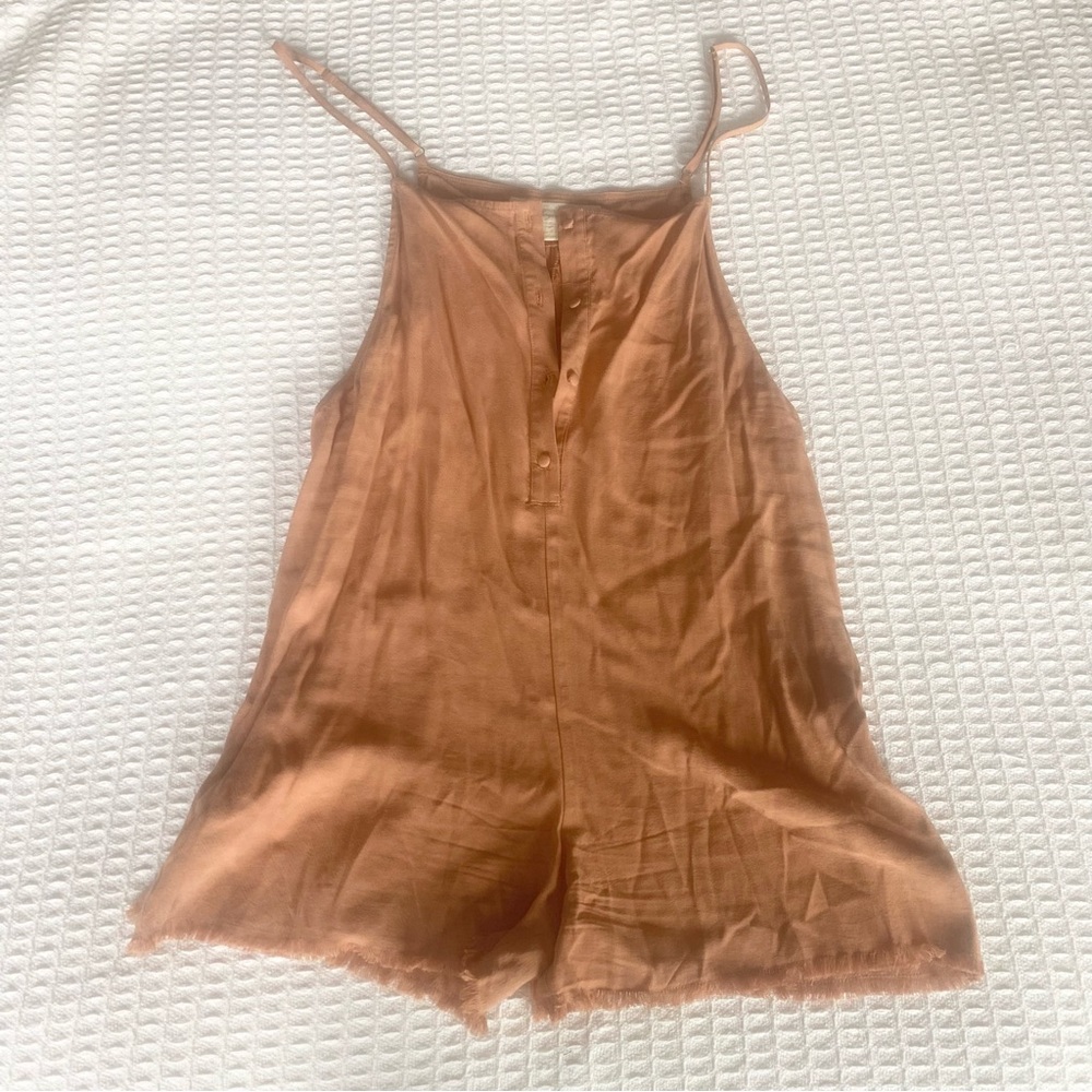 Honey punch bronze Romper size large